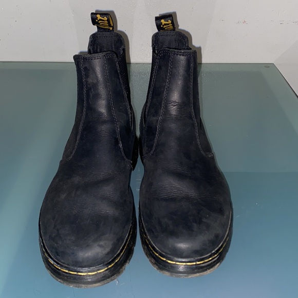 Mens Dr. Martens Black Boots Size 10 - Picture 3 of 10